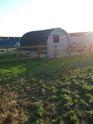 Heated Supersize Glamping Pod with ensuite bathroom, Wilburton, Nr Ely, Cambs