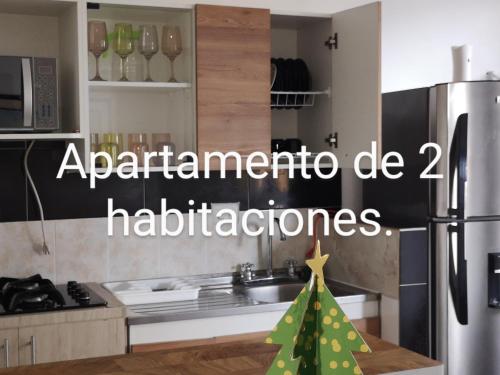 Kitchen, Comodos y acogedores Apartaestudios - Manizales in Atardeceres