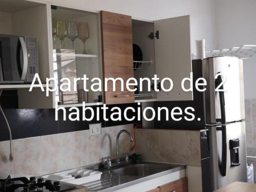 Kitchen, Comodos y acogedores Apartaestudios - Manizales in Atardeceres