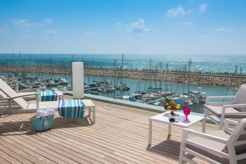 balcon/terasă, Herods Herzliya Hotel by the Beach in Herzliya Beach