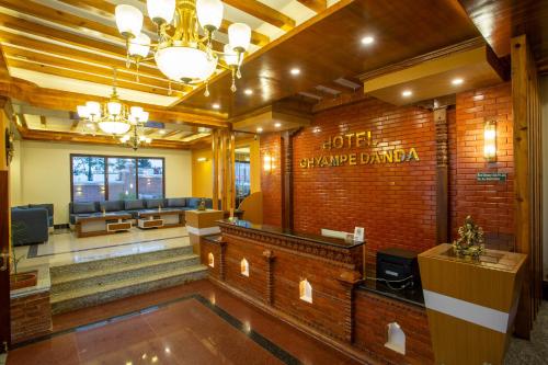 Lobby, Hotel Ghyampe Danda in Anantalingeshwar