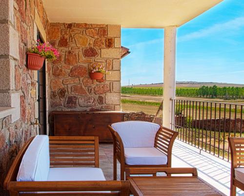 Balkons/terase, Casa Rural La Duena in El Pobo de Duenas