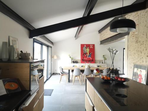 virtuve, Mas Puig Grand Gîte (Mas Puig Grand Gite) in Saint-Genis-des-Fontaines