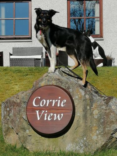 A szálláshely kívülről, Corrie View in Invergarry