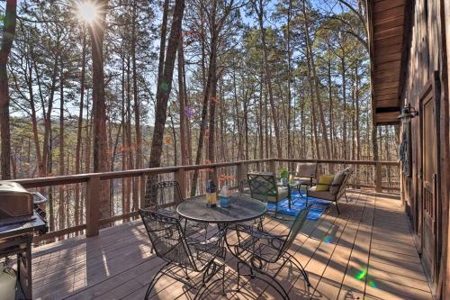 Scenic Greers Ferry Cabin with Deck and Fire Pit!