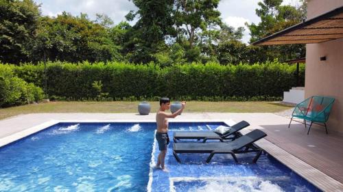 Swimming pool, Finca los Colores in Villavicencio