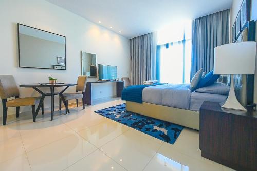 Luxury Escapes - Quiet Studio near Expo City and DWC Airport - CELESTIA TOWER, Dubaj (fotografie 5)