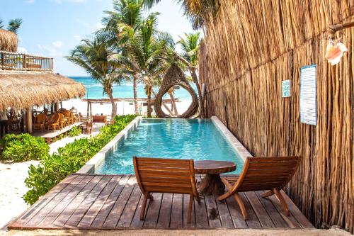 Étterem, Dune Boutique Hotel located at the party zone in Tulum