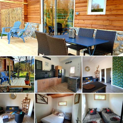 L'ANNEXE de L'IBIE BLEUE gîte à louer Rauzier Jean Pierre