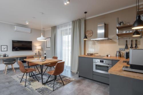 ห้องครัว, Redfoxapartment in คาสเปอส์เก โฮรี