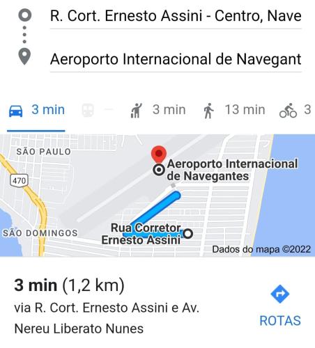 Apartamento encantador na praia de Navegantes