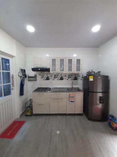 Kitchen, Casa Hotel Alborada in El Bobo