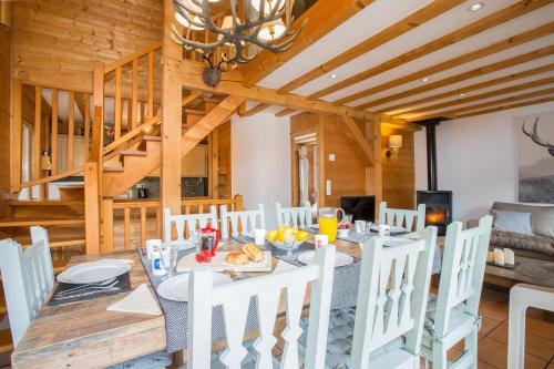 Chalet Muguet Gauche with Hot Tub Sleeps 10 Central Morzine - main image