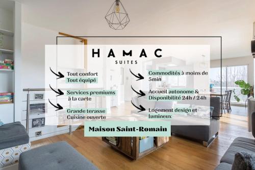 Maison St-Romain - 3 CHB - 8 personnes - Parking gîte à louer Neuville-sur-Saône