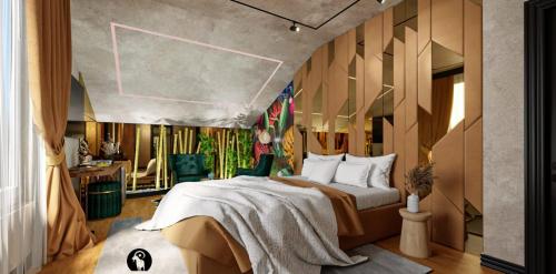1 king bed, 1 sofa bed