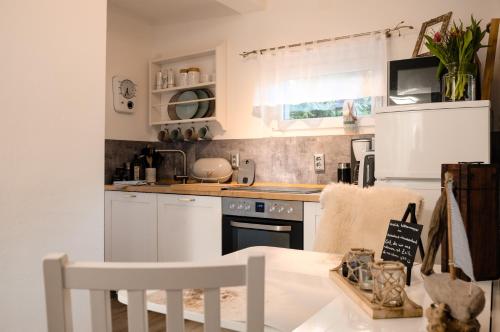 Køkken, Ferienhaus Neuseenland in Neukieritzsch