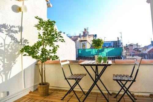 Le Duplex - Terrasse au cœur de Marseille Panier