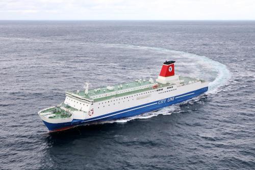 Meimon Taiyo Ferry 2nd sailing from Osaka to Kitakyushu