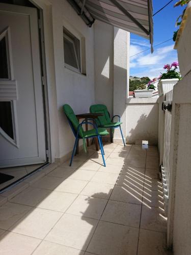 balkon/terras, Apartment Marta - One Bedroom apartment with sea view in Rab