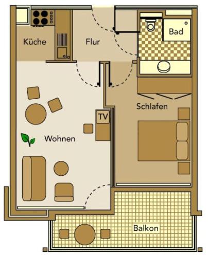 Standard 1-Bedroom Apartment image 9