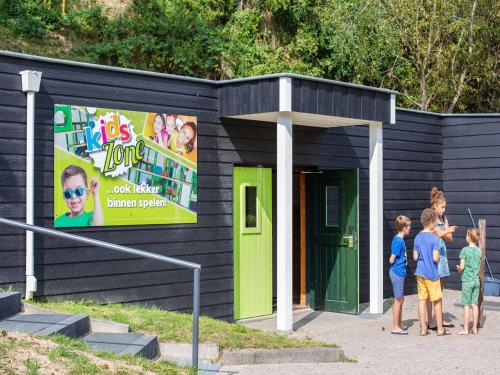 Modern house with roof, located in a holiday park in Rhenen