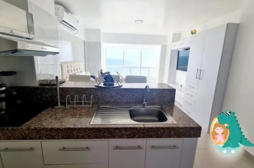 virtuve, Ecusuites Playas Preference Penthouse Jacuzzi & Vista Mar in Playas Villamil
