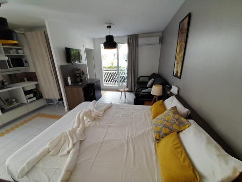 Studio 25 m Manganao Joela 4 personnes avec machine a laver 5