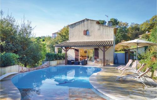 Amazing home in La Gaude w/ WiFi, 3 Bedrooms and Outdoor swimming pool gîte à louer Saint-Jeannet