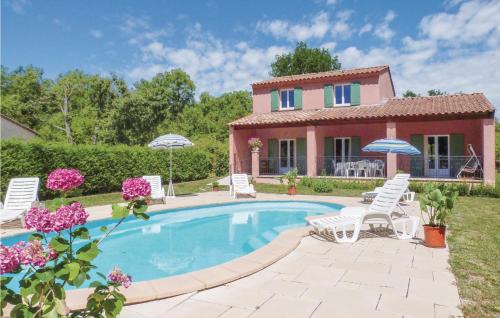 Amazing home in Creste with 4 Bedrooms and Outdoor swimming pool - Céreste