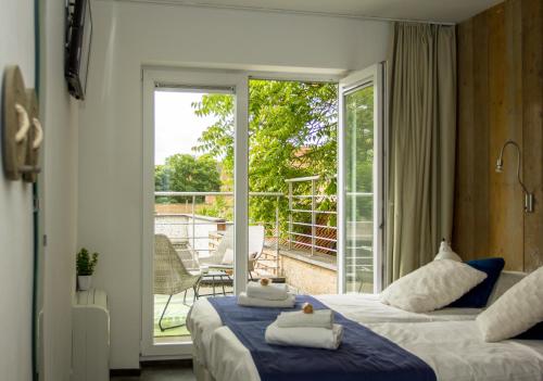 balkon/terras, Hotel Aan Zee in De Panne