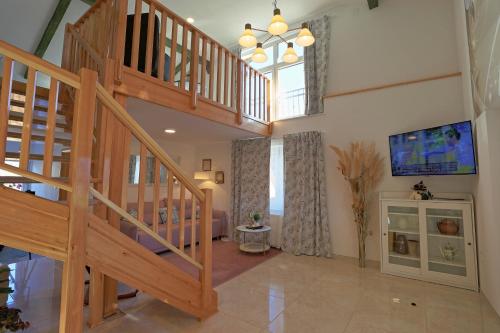 共用Lounge/電視區, Luxury Apartman Alex with sauna in 古特里維