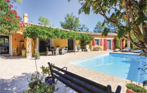 Stunning Home In Fayence With 3 Bedrooms, Wifi And Outdoor Swimming Pool