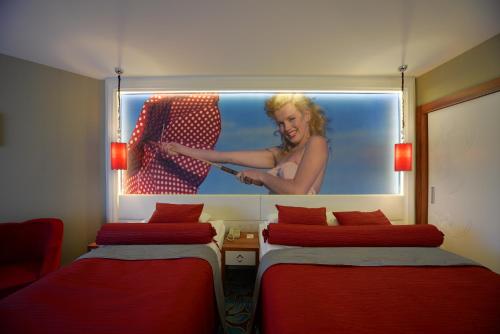 1 double bed