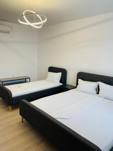 1 queen bed, 1 twin bed