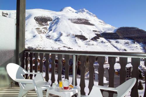 Balkon/terasa, Hotel Spa Farandole in Les Deux Alpes