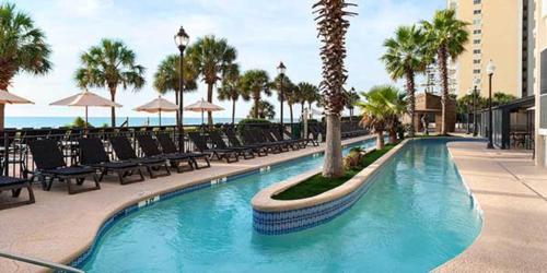 Sun-filled Beachfront 2BR Condo at Dunes Village Resort - 수영장
