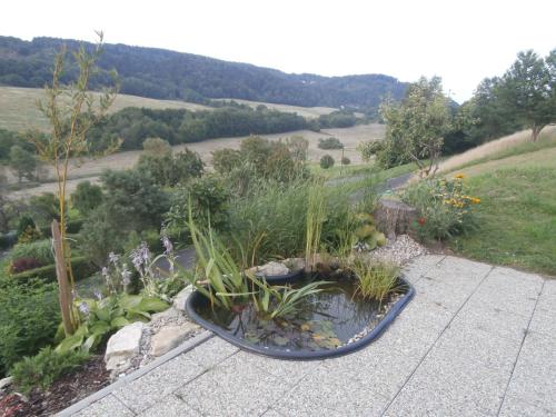 Vista exterior, charming house with beautiful landscape in Frydstejn