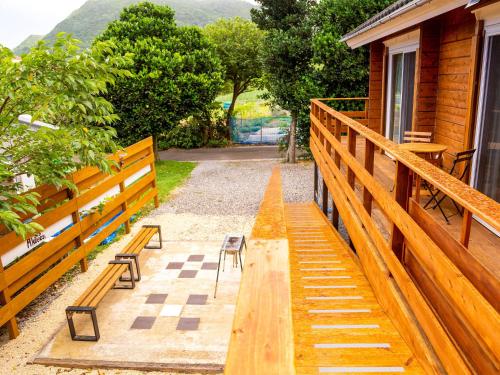 Garden, 石垣島コテージAkeeesi365 LOG in Akaishi Beach