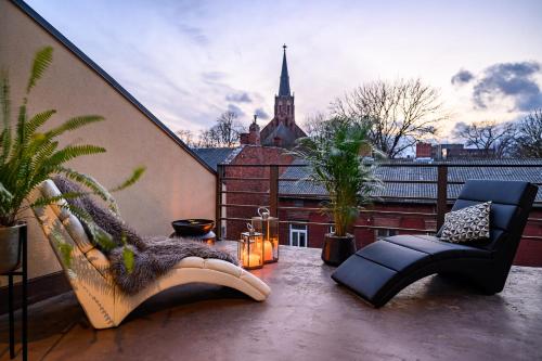 Balkon/Terrasse, MORE Hotel in Liepaja