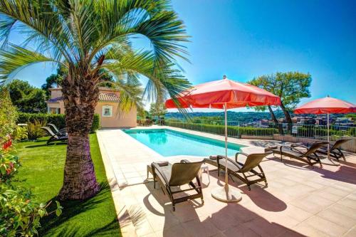 Modern Villa in Biot with pool and jacuzzi gîte à louer Antibes