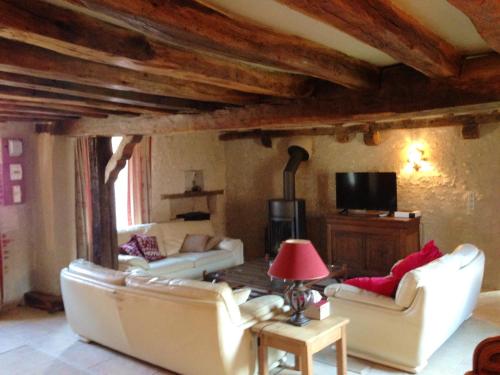 Maison de 5 chambres avec jardin clos et wifi a Seris gîte à louer Josnes
