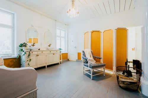 浴室, Salaisen Puutarhan Majatalo in 考哈約基