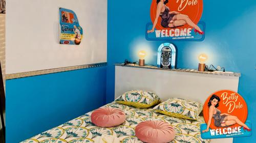 1 double bed