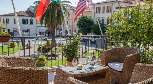 Rõdu/terrass, Park Hotel in Montecatini Terme