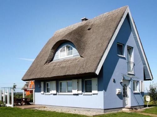 Reetdachhaus in Vieregge mit Blick auf den Breetzer Bodden