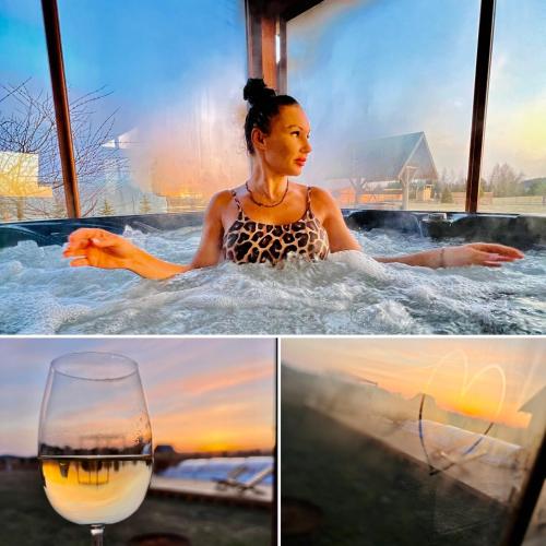 Willa na Mazurach ze SPA, Basenem i Jacuzzi in Olecko