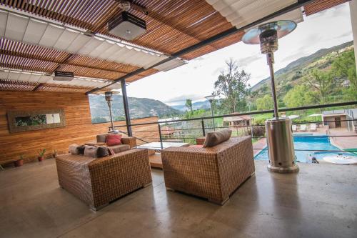 A szálláshely kívülről, Hosteria Arhana in Gualaceo