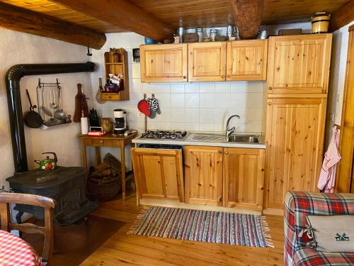 virtuve, Casa Ornella - Baita Pra Sec in Plampincieux