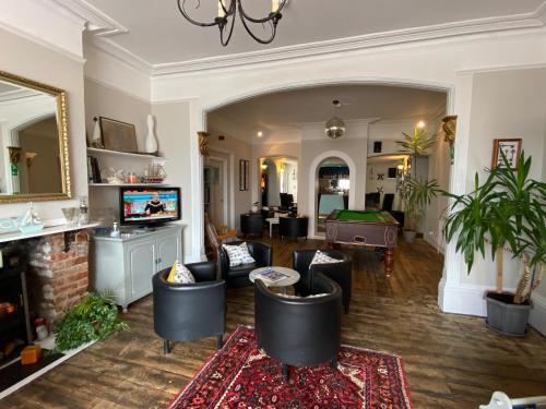 delat sällskapsrum/tv-rum, Marlborough Hotel in Södra Shanklin