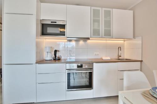Køkken, Haus Hansastrasse 13 Haus Hansastrasse Appartement 17 in Scharbeutz